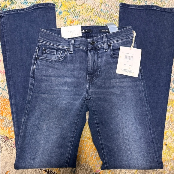 7 For All Mankind Denim - 7 For All Mankind Medium Blue Women's Skinny Jeans